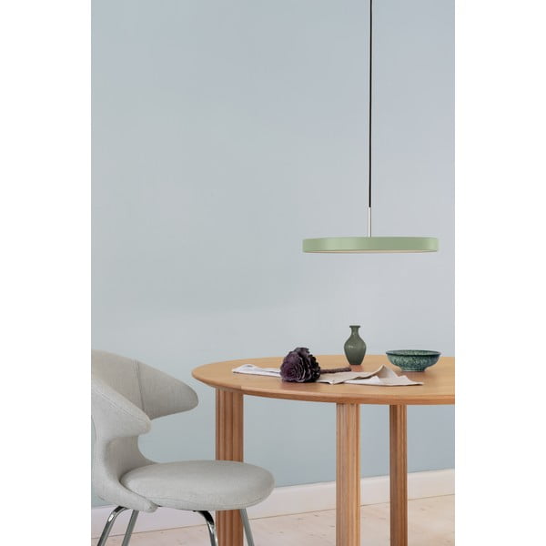 Svetlozelené LED závesné svietidlo s kovovým tienidlom ø 43 cm Asteria Medium – UMAGE-image-1