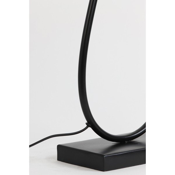 Matne čierny kovový podstavec stolovej lampy 51 cm Tamsu – Light & Living-image-3