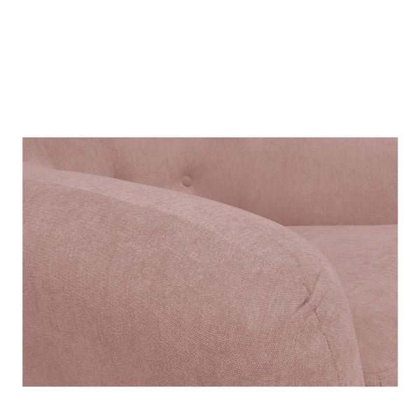 Svetloružová pohovka Cosmopolitan design London, 162 cm-image-4