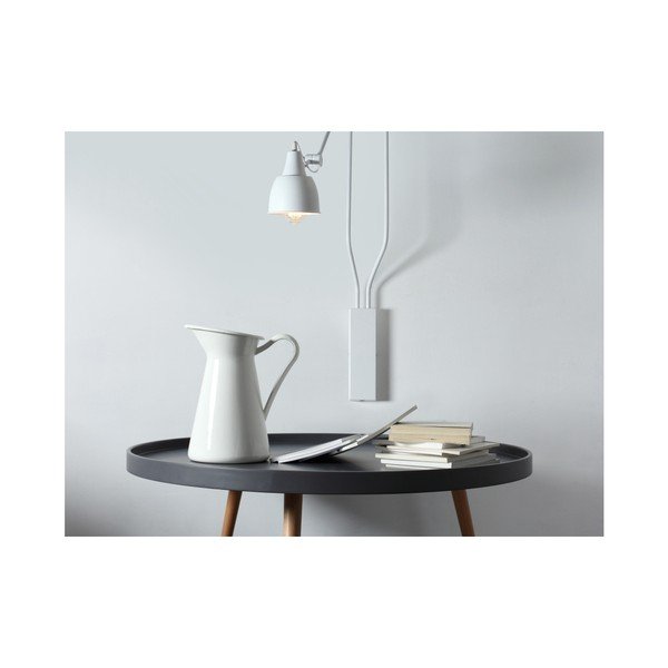 Biela nástenná lampa na 2 žiarovky Custom Form Coben-image-1