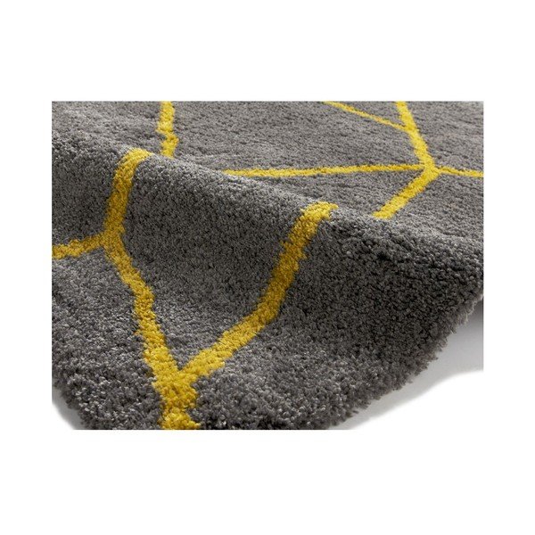 Sivo-žltý koberec Think Rugs Royal Nomadic Grey & Yellow, 120 × 170 cm-image-2