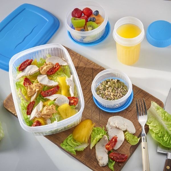 Dóza s vrchnákom na jedlo Addis Seal Tight Round Foodsaver, 1,5 l-image-2