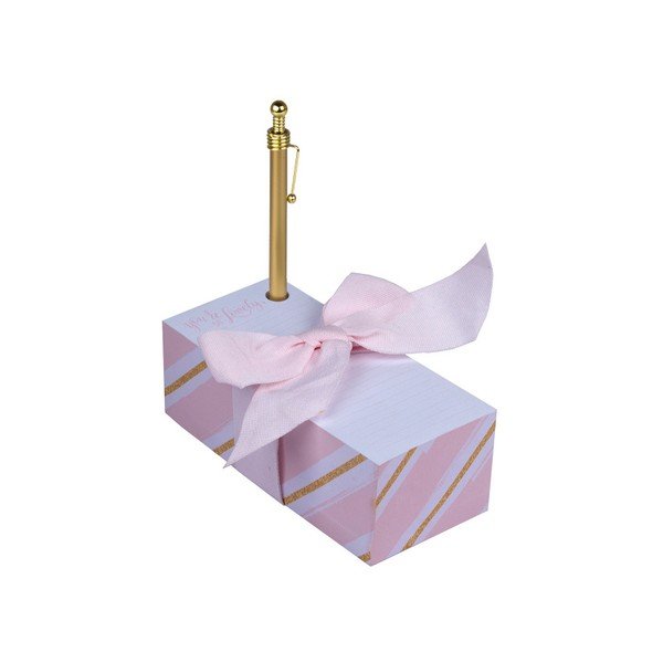 Bloček na poznámky s perom Tri-Coastal Design Rosé-image-3