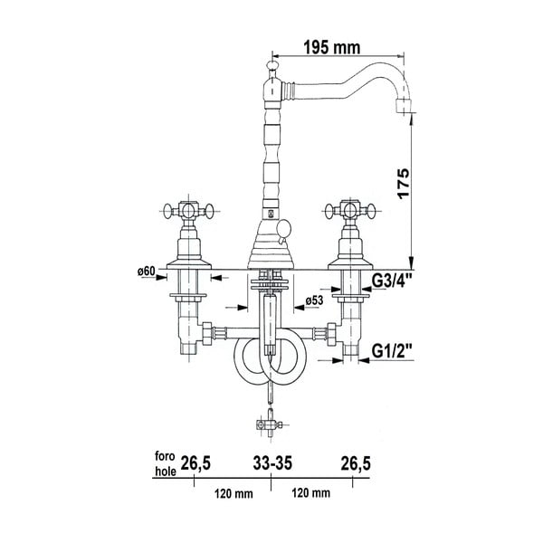 Umývadlová batéria v lesklej striebornej farbe Antea – Sapho-image-1