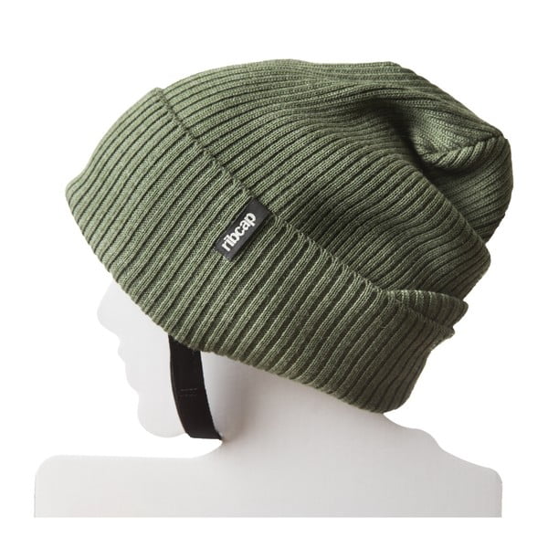 Zelená čapica s ochrannými prvkami Ribcap Lenny, veľ. M