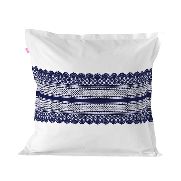 Obliečka na vankúš z čistej bavlny Happy Friday Embroidery, 60 × 60 cm