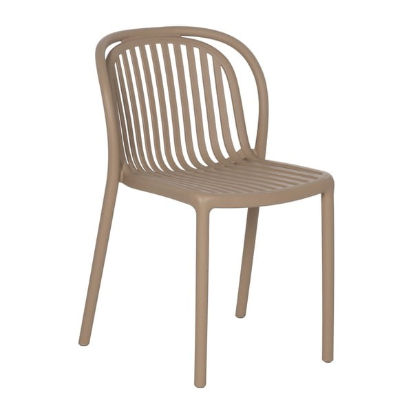 Béžová plastová jedálenská stolička Alia – Ixia
