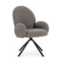 Sivé kreslo Dario – Marckeric