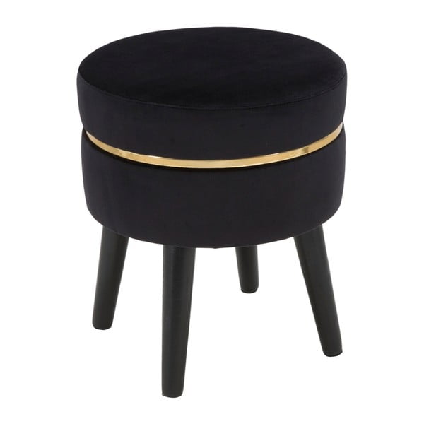 Čierna polstrovaná stolička Mauro Ferretti Paris-image-3