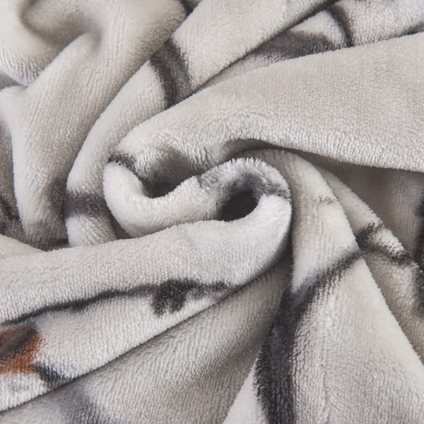 Sivé mikroplyšové obliečky na jednolôžko 140x200 cm Ronja – My House-image-4