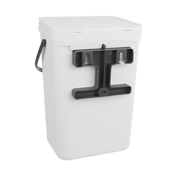 Biely plastový odpadkový kôš 10 l – Orion-image-1