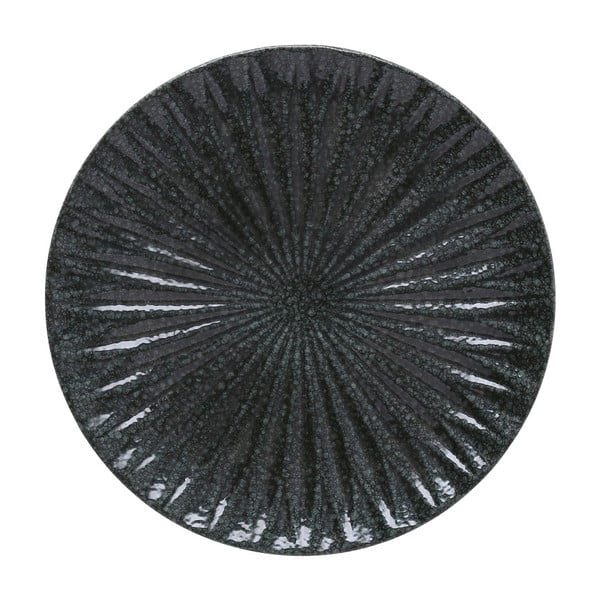 Čierny dekoratívny podnos A Simple Mess Alberte, 10,5 cm