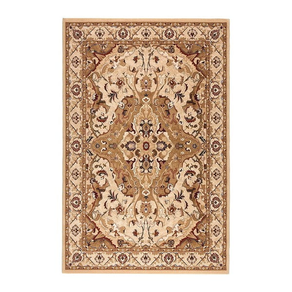 Vlnený koberec Byzan 543 Beige, 140x200 cm