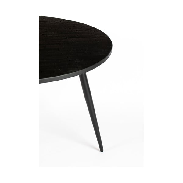 Okrúhly jedálenský stôl z teakového dreva ø 110 cm Mo – White Label-image-3