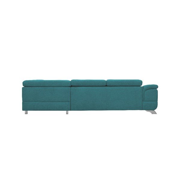 Tyrkysová rozkladacia rohová pohovka Windsor & Co Sofas Gamma, pravý roh-image-1