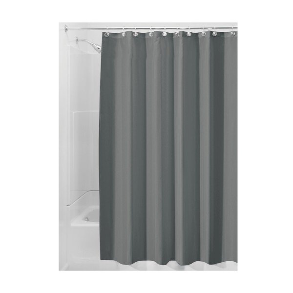 Sivý sprchový záves iDesign, 180 x 200 cm-image-2