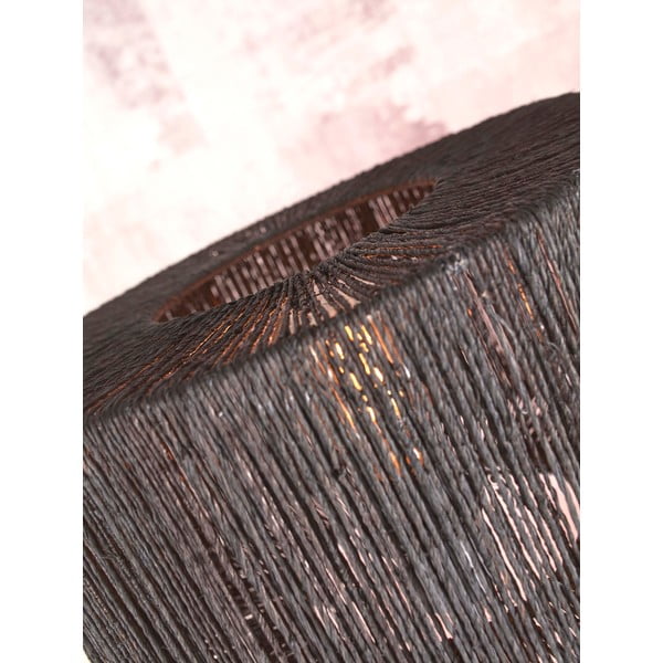 Čierna stolová lampa s tienidlom z juty (výška 51 cm) Iguazu – Good&amp;Mojo-image-4