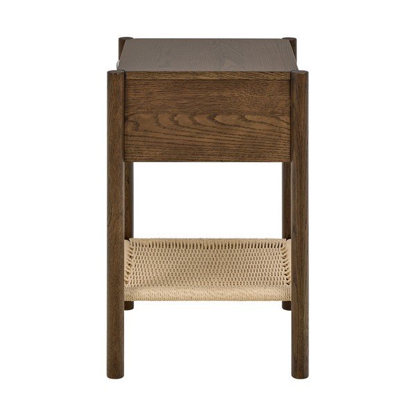 Nočný stolík v dekore duba v tmavoprírodnej farbe Monfort – Actona-image-3