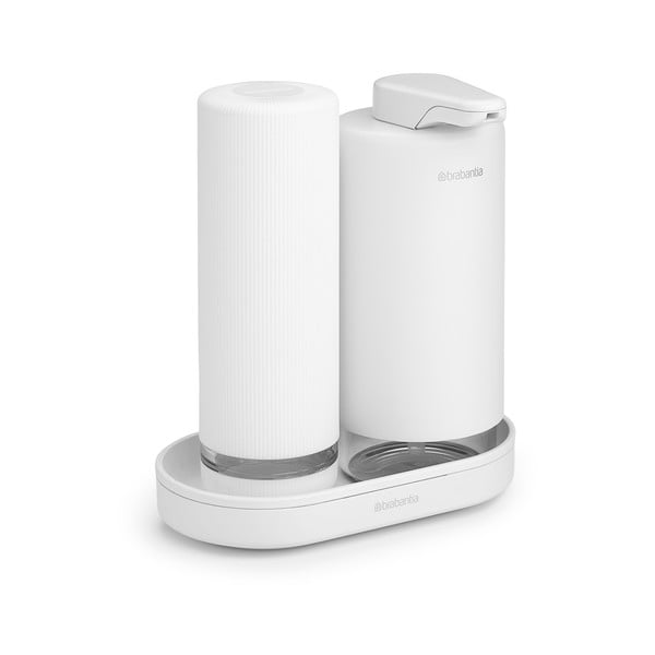 Biely plastový stojan na umývacie prostriedky SinkStyle – Brabantia