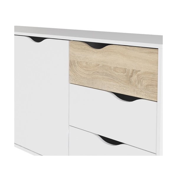 Biela komoda 147x82x39 cm Oslo – Tvilum-image-4