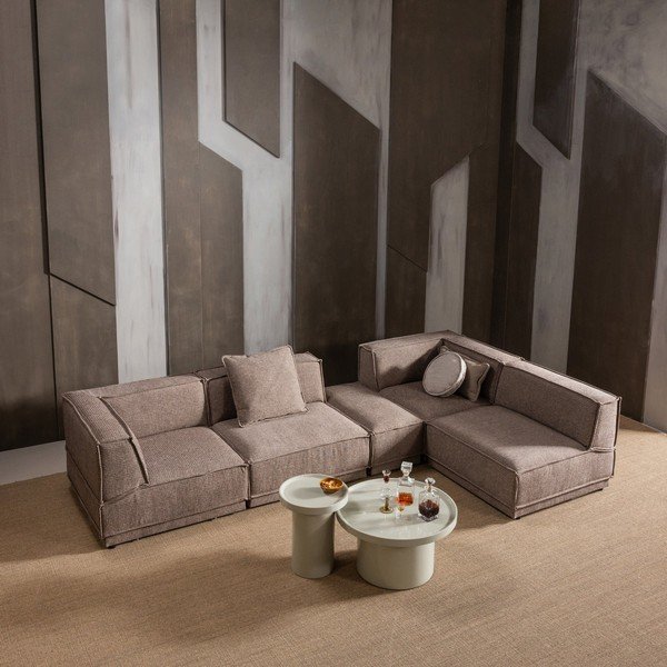 Lesklý okrúhly odkladací stolík ø 40 cm Veluna – WOOOD-image-1