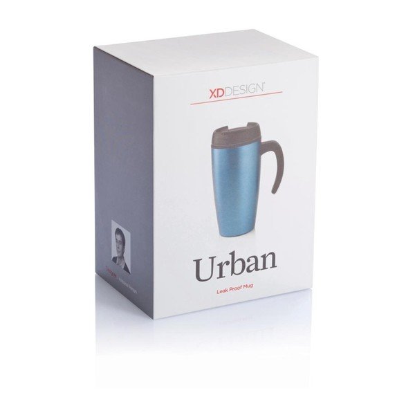 Modrý termohrnček XD Design Urban, 400 ml-image-1