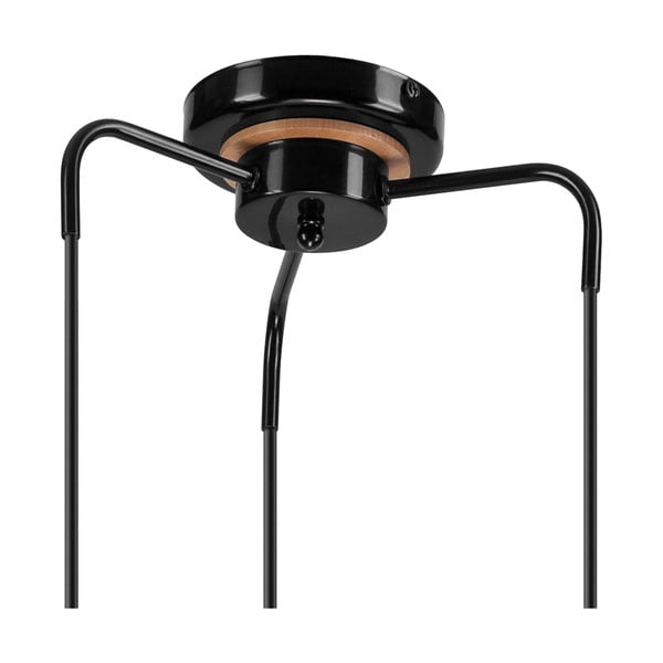 Čierne závesné svietidlo Angelina – LAMKUR-image-4