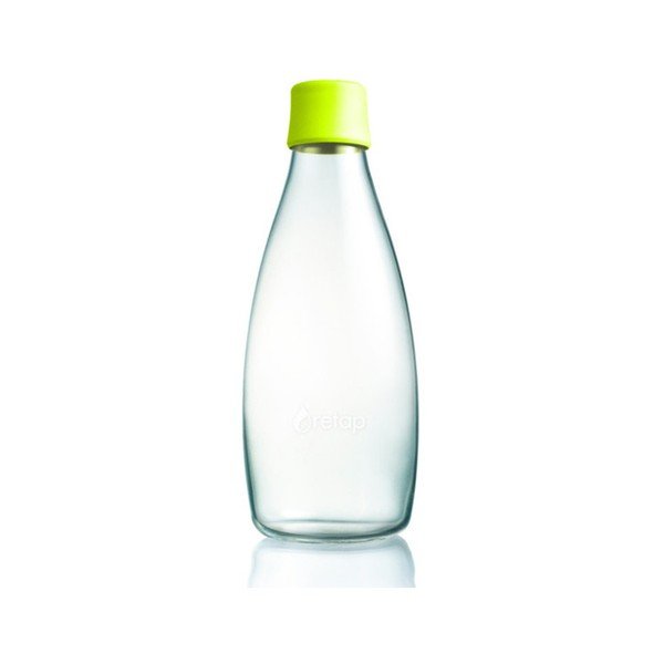 Citrónovožltá sklenená fľaša ReTap s doživotnou zárukou, 800 ml-image-1