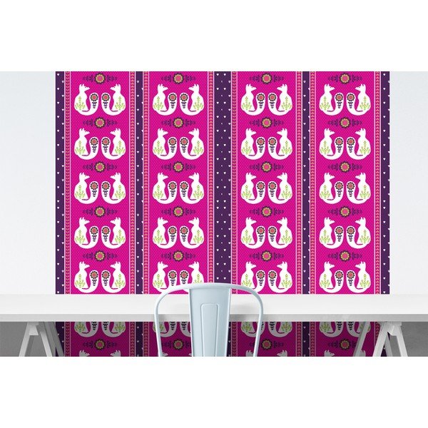 Vliesová tapeta Líšky biele-image-2