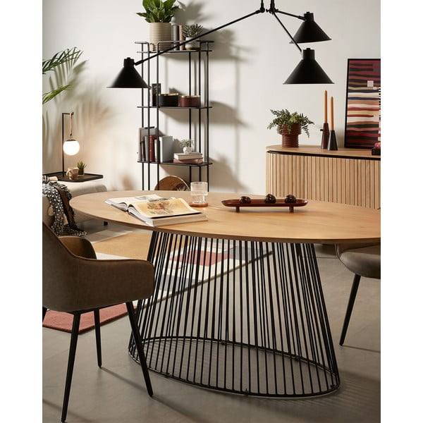 Jedálenský stôl s doskou z mangového dreva Kave Home, 200 x 110 cm-image-1