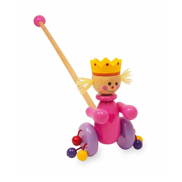 Drevená ťahacia hračka Legler Queen