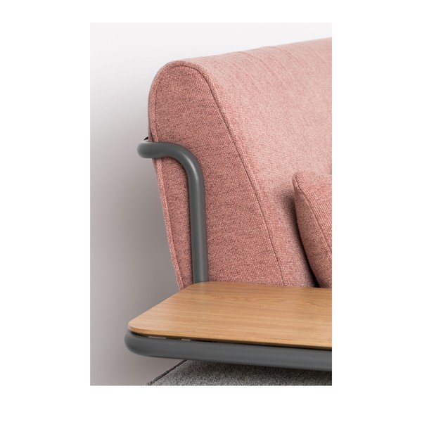 Sivo-ružová pohovka Zuiver Star-image-4