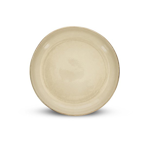 Béžový servírovací kameninový tanier Meridian – Salt&Pepper-image-3