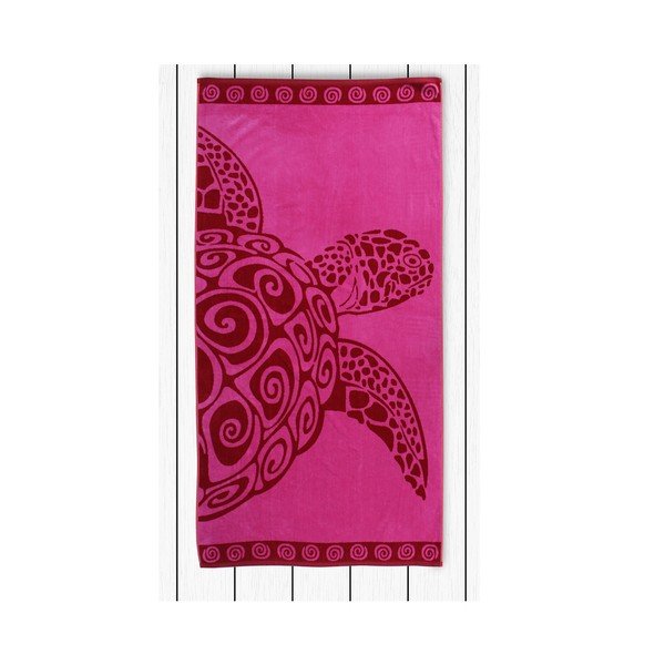 Osuška DecoKing Pink Turtle, 90 × 180 cm-image-1