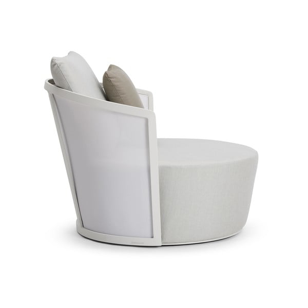 Krémovobiele záhradné kreslo Cielo - Diphano-image-2