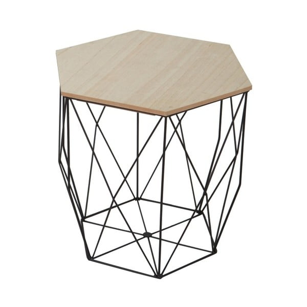 Konferenčný stolík s oceľovou konštrukciou Ermes, 40,5 × 35 cm
