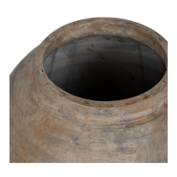 Hnedá keramická vysoká váza (výška 49 cm) Antigo – Ixia-image-1