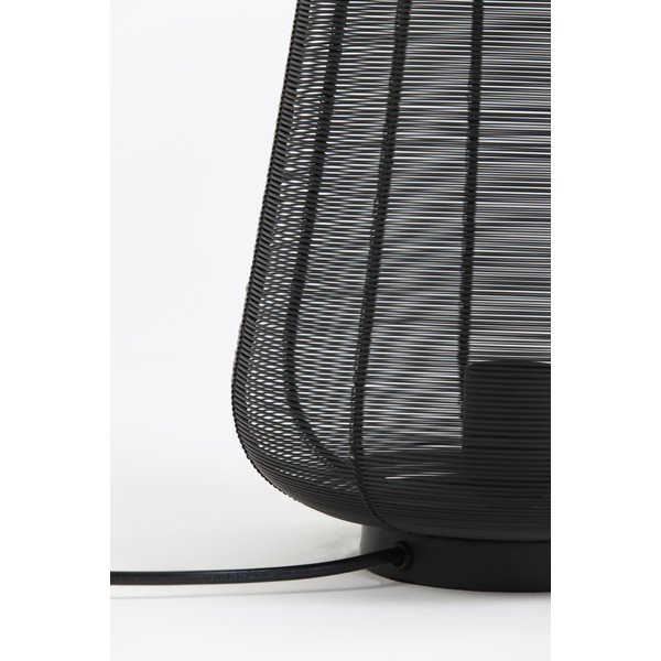 Čierna stolová lampa (výška 26 cm) Adeta - Light & Living-image-4