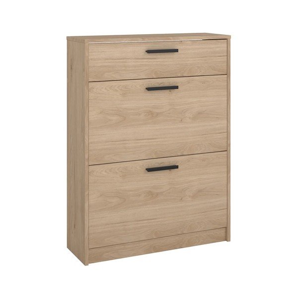 Výklopná skrinka na topánky v dekore duba v prírodnej farbe 70x94x24 cm Escape – Tvilum