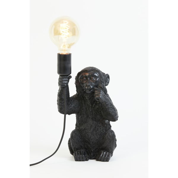 Čierna stolová lampa (výška 34 cm) Monkey - Light & Living-image-4