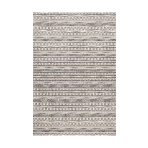 Sivo-béžový bavlnený koberec Oyo home Casa, 75 x 150 cm