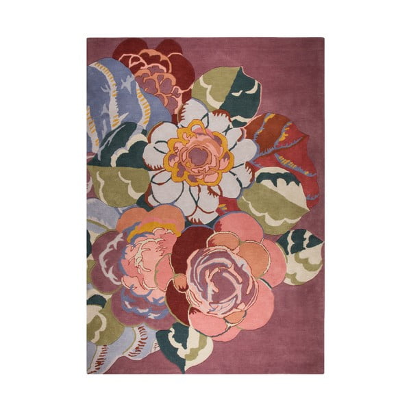 Ružový ručne tkaný koberec Flair Rugs Rosa Lifestyle, 160 × 230 cm