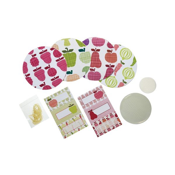 Sada 24 ozdôb na zaváranie Kitchen Craft Fruits