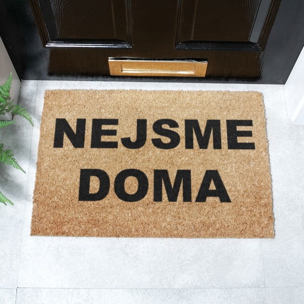 Rohožka z kokosového vlákna 40x60 cm Nejsme Doma – Artsy Doormats-image-2