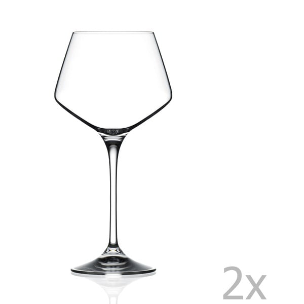 Sada 2 pohárov na víno RCR Cristalleria Italiana Giustina, 530 ml