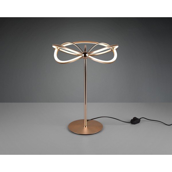 LED stolová lampa so stmievačom v mosadznej farbe (výška  50 cm) Charivari – Trio-image-1