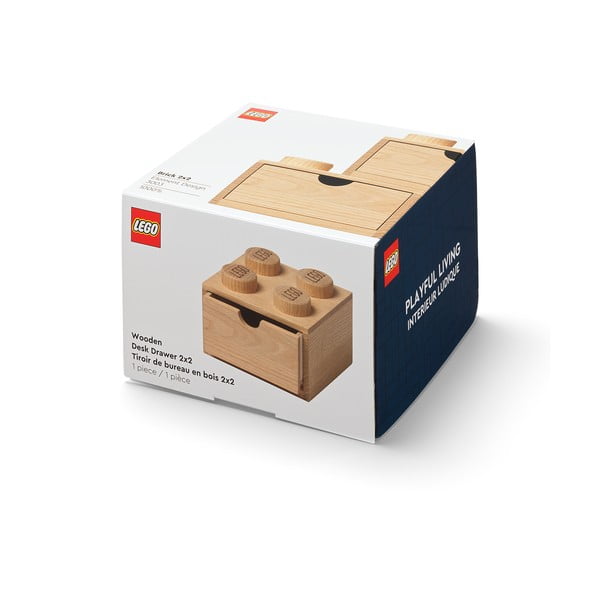 Detský úložný box z dubového dreva LEGO® Wood-image-4