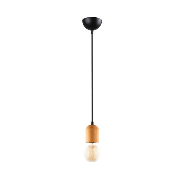 Závesné svietidlo v čierno-prírodnej farbe Tahiti - Squid Lighting
