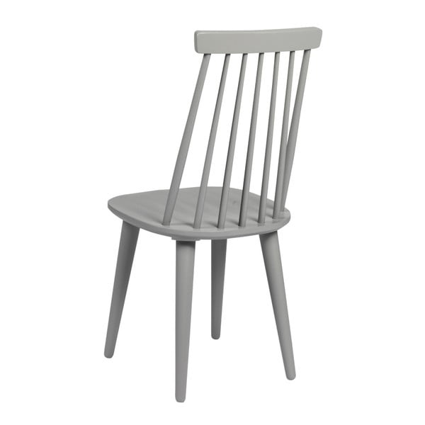 Svetlosivá jedálenská stolička z dreva kaučukovníka Rowico Lotta-image-4