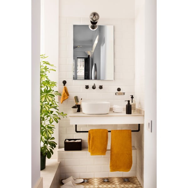 Čierny samodržiaci nástenný držiak na mydlo Compactor Bestlock Black Soap & Sponge Holder-image-3